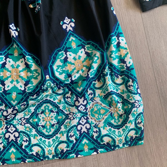 INC International Black Long Sleeve Dress XS. K - Picture 3 of 6